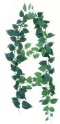 Supergreens Τεχνητή Γιρλάντα Φίκος "Benjamina" Πράσινη 180 εκ.