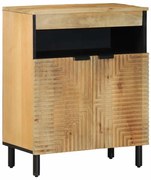 vidaXL Sideboard καφέ 60x33x75 cm μασίφ ξύλο Mango