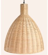 Φωτιστικό Οροφής Cane Wicker 38x43cm Natural Calma House