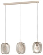 Φωτιστικό Οροφής- Ράγα Romazzina 900497 90x20x110cm 3xE27 40W Beige Eglo