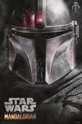 Αφίσα Star Wars: The Mandalorian - Helmet