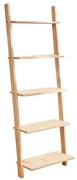 Βιβλιοθήκη Fealor φυσικό ξύλο πεύκου 50x20x148εκ 42x20x148 εκ.