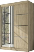 Ντουλάπα Ribeiro 150 συρόμενη-Drus anoixto