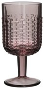 Ποτήρι Κρασιού Σετ 6 Τμχ. Γυάλινο Pink Inart Glass