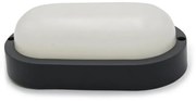 Adeleq Απλίκα PC Οβάλ 16x9cm LED 8W 4000K IP54 Γκρι Σκούρο 21-1600811