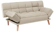 WOODWELL Ε9923,5JAY Καναπές - Κρεβάτι Σαλονιού - Καθιστικού, Ύφασμα Μπεζ 179x90x87cm Bed:179x110x48cm Ε9923,5