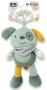 Κρεμαστό Λούτρινο Ζωάκι Με Μουσική Music Dog Green Natural  10191440009  Lorelli