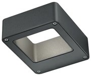 Απλίκα Επιτοίχια Ανθρακί 12xH4cm Εξ.Χώρου LED 3000Κ 4,5w 450lm Trio Lighting Reno 220760142