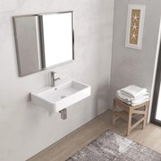 Νιπτήρας Αναρτώμενος Contour 61060 60x40x12cm White Karag Πορσελάνη