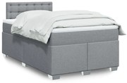 ΚΡΕΒΑΤΙ BOXSPRING ΜΕ ΣΤΡΩΜΑ ΑΝΟΙΧΤΟ ΓΚΡΙ 120X190 ΕΚ. ΥΦΑΣΜΑΤΙΝΟ 3285841