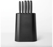 Brabantia 1001177 Σετ Μαχαίρια με Βάση από Ανοξείδωτο Ατσάλι 5τμχ Tasty+ Dark Grey