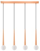 Φωτιστικό Οροφής - Ράγα 100-01392-09BR G9 85cm Copper Luma
