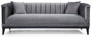 Καναπές Τριθέσιος Trendy 569HLN1109 225x89x79cm Dark Grey