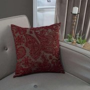 Μαξιλάρι Διακοσμητικό (Με Γέμιση) Oklahoma 10 Bordo Teoran 43X43 Cotton-Acrylic
