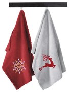 Σετ Χριστουγεννιάτικες Πετσέτες Christmas Towels Set 3 2x(35X50) - Saint Clair