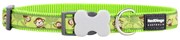 Κολλάρο Σκύλου Red Dingo Monkey 20-32 cm Πράσινο
