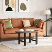 vidaXL Πόδια τραπεζιού σαλονιού Μαύρο 2 τεμ. 50x(42-43) εκ. Ατσάλι