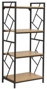 Ραφιέρα FL1617 Μεταλλική με 4 Ράφια Fylliana Sonoma 60x40x140 εκ. 60x40x140 εκ.