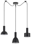 Φωτιστικό Οροφής  SE21-BL-4-BL3-MS12 ADEPT FLEX Black Pendant Black Metal Shade+ - 51W - 100W - 77-8914