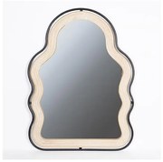 Καθρέφτης Ξύλινος Φυσικό 64x1.50x84cm 751-10012 Estheti 751-10012 Μπεζ