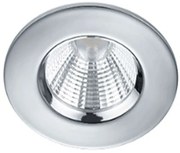 Σποτ Χωνευτό Zenia 680710106 Φ8x5cm Dim Led 345Lm 5,5W 3000K Chrome Trio Lighting Στρόγγυλο