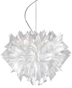 Κρεμαστό Φωτιστικό Οροφής 2xΕ27 Φ42 cm Veli Slamp-VELSS00PRS01T00000EU-Διάφανο VELSS00PRS01T00000EU