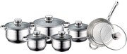 Royalty Line Σετ Κατσαρόλες 12τμχ. Inox - RL-1231