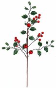 Κλαδί Με Berries 00.11.99195 49cm Green-Red