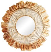 Intrahome Καθρέπτης Namiere intrahome abaca σε φυσικό χρώμα Φ100x4εκ | SKU: INTRAPA-440111137