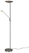 Φωτιστικό Δαπέδου Brantford 425610207 30x180cm Dim Led 3500Lm 30W/650Lm 6,5W Nickel Trio Lighting