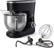 Philips HR7962/01 Κουζινομηχανή με Ανοξείδωτο Κάδο 5.5lt, Mαύρη, 1000W