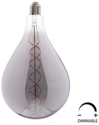 ΛΑΜΠΤΗΡΑΣ A160 LED FILAMENT 8W E27 3000K SMOKE COLOR DIMMABLE  HM4052.03 - 3000K - HM4052.03