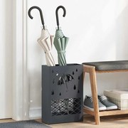 vidaXL Ανθρακί Στήλη Ομπρέλας 28x12x41 εκ. σε Χάλυβα