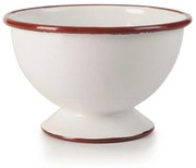 Μπωλ Εμαγιέ Bordeaux 909512 12cm White-Bordo Ibili Enamel