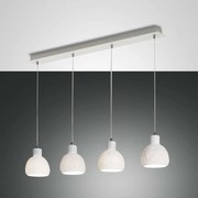 Φωτιστικό Οροφής - Ράγα Marina 3534-49-102 White Fabas Luce Μέταλλο,Κεραμικό