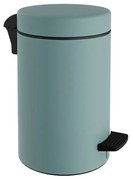 Καλάθι Απορριμμάτων 10lt-Φ20x37εκ. Soft Close Ανοξείδωτο Matte Turquoise Pam &amp; Co 2037-913