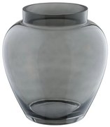 Βάζο Γυάλινο Γκρι Διάφανο Φ22cm Asindro 421211 Eglo 421211