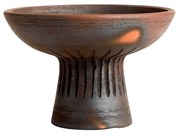Fire S Διακοσμητικό Δοχείο Καφέ/Μαύρο, H12 Ø18cm MUUBS