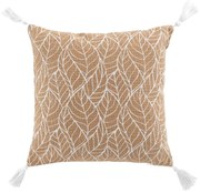 Μαξιλάρια Douceur d intérieur  COUSSIN DEHOUS. COMPR. POMPONS 40x40 CM JUTE IMPRIME/POLYCOTON U