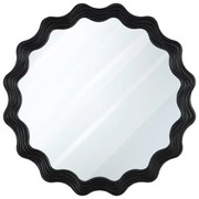 Καθρέπτης Τοίχου FL03302 Flylliana με πλαίσιο Mdf Μαύρο 80x3x80 εκ. 80x3x80 εκ.
