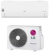 Κλιματιστικό Inverter LG Standard Win S12EW NSJ + S12EW UA3, 12000 BTU, 21 m2, A++, Wi-Fi, R-32, φίλτρο κατά των αλλεργιογόνων, Λευκό
