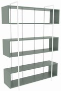 Βιβλιοθήκη Bruti 875ZNA4512 120x29,6x180cm Green-White