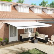 vidaXL Σκηνίτσα Αναδιπλούμενη with Λευκό 500 x 300 εκ ύφασμα