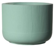 Supergreens Γλάστρα Πήλινη Οβάλ "Petal" Πράσινο Ανοιχτό S 28x28x21 εκ..