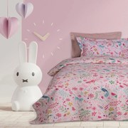 Κουβερλί Παιδικό 4873 Pink-Multi Das Home Μονό 160x240cm Microfiber