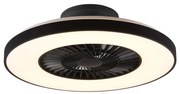 Ανεμιστήρας Οροφής RL Lighting Halmstad R62672132 Μαύρο Ματ με Φως