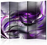 Διαχωριστικό με 5 τμήματα - Purple Swirls II [Room Dividers] 225x172