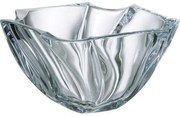 Διακοσμητικό Μπωλ Neptune CTB02200402 22,8x22,8x12,2cm Κρυστάλλινο Clear Βοημίας Crystal