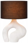 Φωτιστικό Επιτραπέζιο Lucide 34551-81-31 FORMA Λευκό (White)|Μαύρο Ματ (Black Mat)