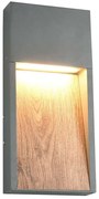 Φωτιστικό Τοίχου - Απλίκα Salmon 246960135 16x33cm Led 1200lm 11W 3000K Anthracite-Natural Trio Lighting